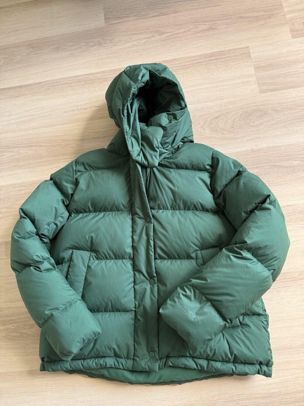 Lululemon Wunder Puff Jacket Everglade Green Women’s Size 6